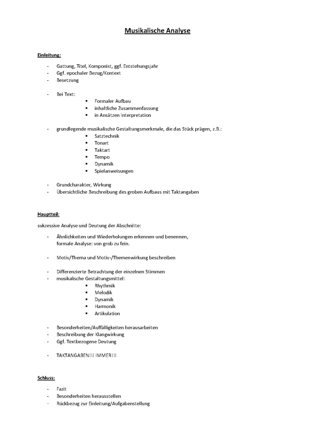Wie mache ich eine Liedanalyse? Tipps und Tricks für das Musik Abitur