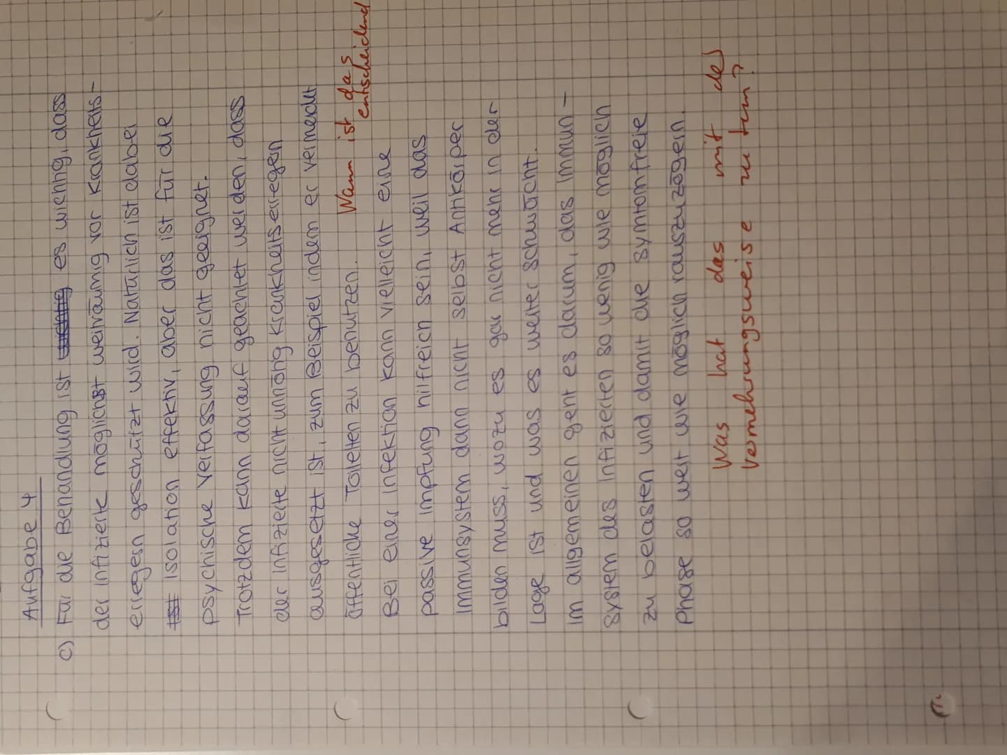 Klausur 1 -K2
Aufgabe 2
a) Ringelblume - Bild 1
b)
Echte kamille - Bild 2
<
く
Aufgabe 3
a) Es handelt sich um einen Virus, da die DNA frei
i