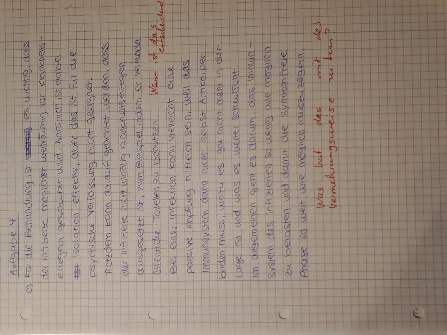 Klausur 1 -K2
Aufgabe 2
a) Ringelblume - Bild 1
b)
Echte kamille - Bild 2
<
く
Aufgabe 3
a) Es handelt sich um einen Virus, da die DNA frei
i