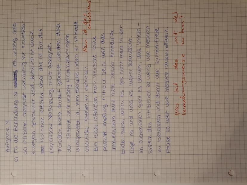 Klausur 1 -K2
Aufgabe 2
a) Ringelblume - Bild 1
b)
Echte kamille - Bild 2
<
く
Aufgabe 3
a) Es handelt sich um einen Virus, da die DNA frei
i
