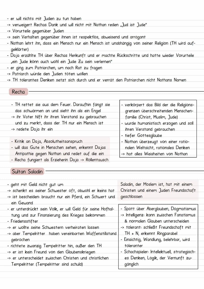Nother der Weise
Hintergrund
Fragmentenstreit
Motive im Drama
Lessing hat ab 1774 Schriften veröffentlicht,
die das Christentum stark anzwei