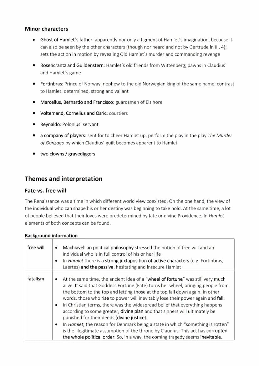 13.1. Hamlet
Key facts about the novel
●
●
●
●
●
Characters
●
Hamlet
●
full title: Hamlet - The Tragedy of Hamlet, Prince of Denmark
author:
