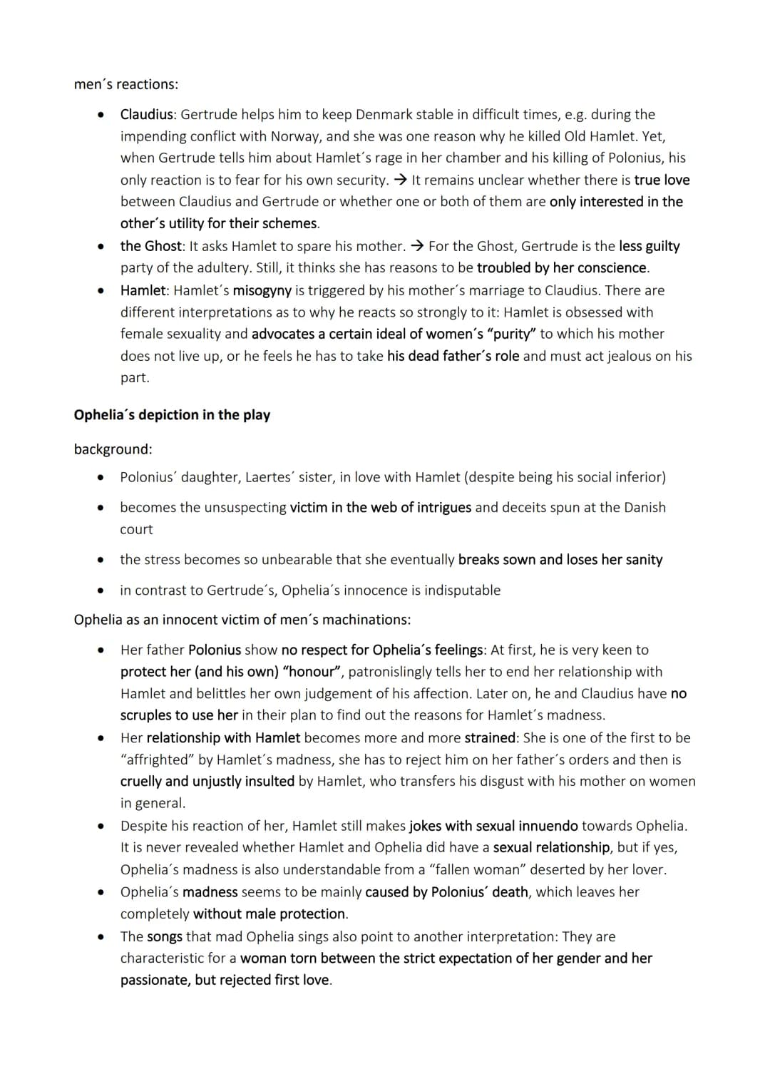 13.1. Hamlet
Key facts about the novel
●
●
●
●
●
Characters
●
Hamlet
●
full title: Hamlet - The Tragedy of Hamlet, Prince of Denmark
author: