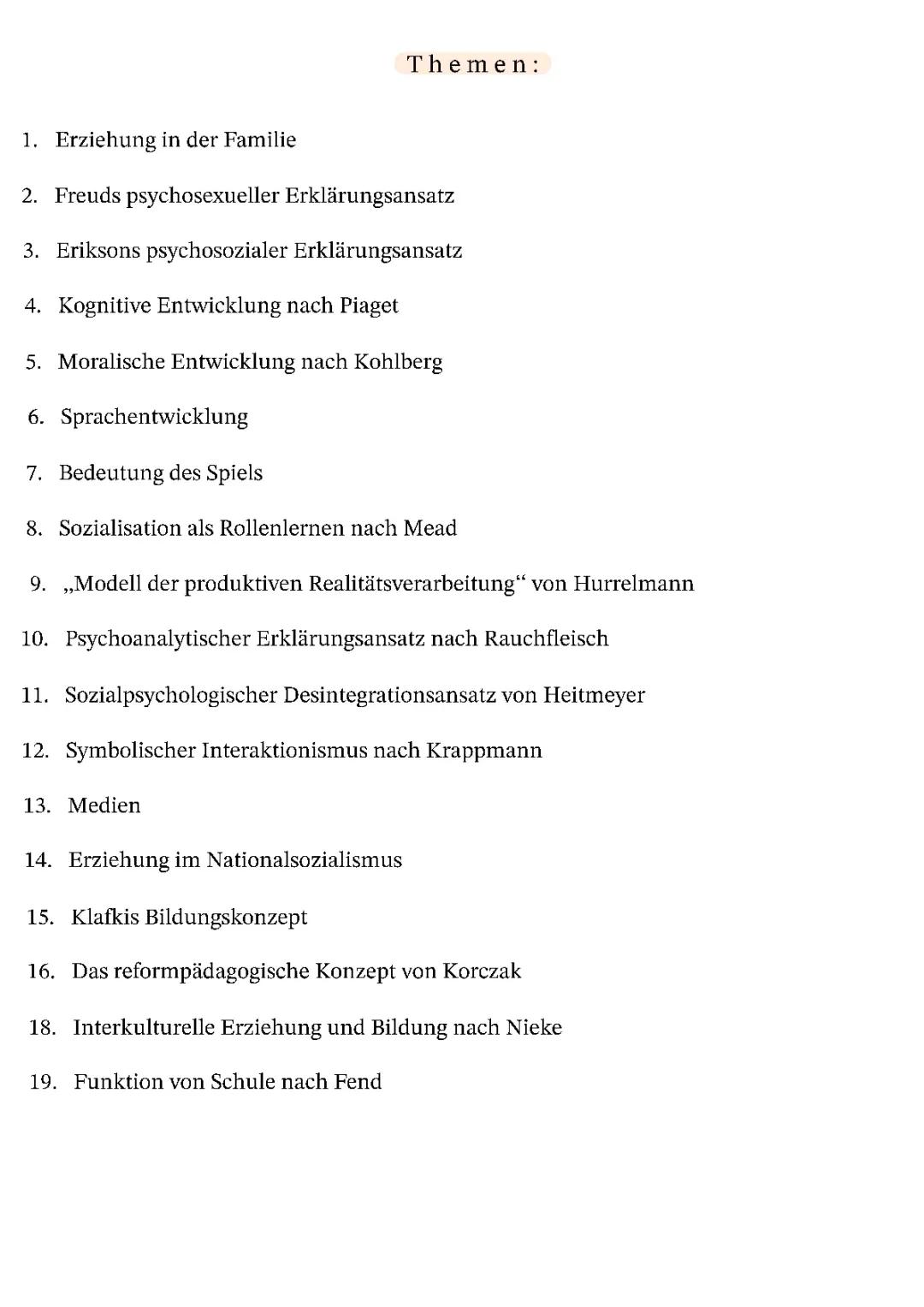 Pädagogik Abitur 2023/2024 NRW - Klausuren und Erklärungen zu Piaget und Kohlberg