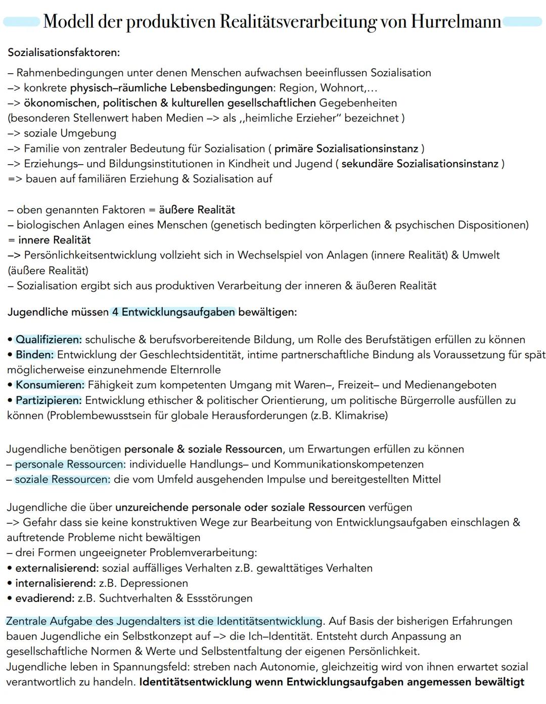 1. Erziehung in der Familie
2. Freuds psychosexueller Erklärungsansatz
3. Eriksons psychosozialer Erklärungsansatz
4. Kognitive Entwicklung 