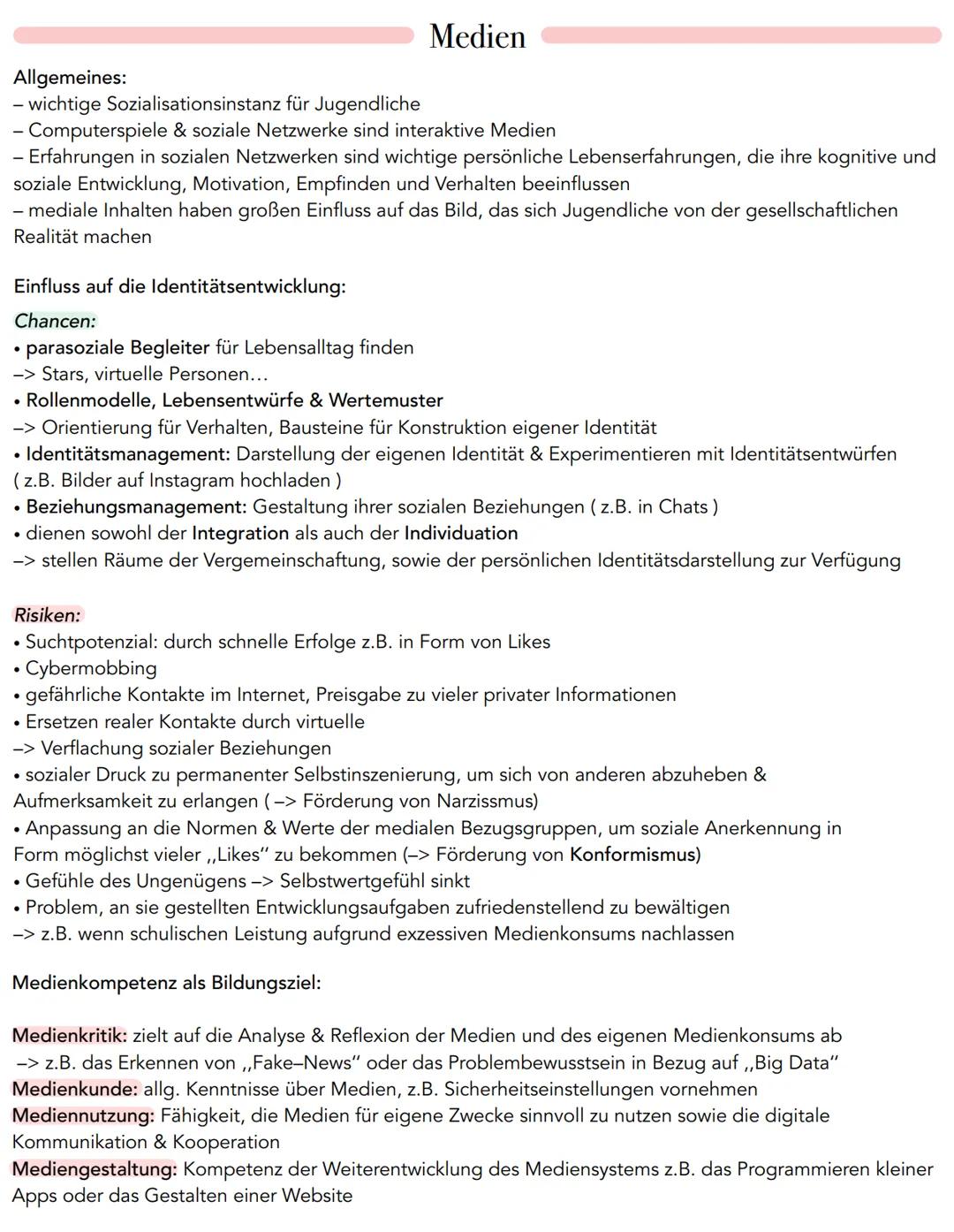 1. Erziehung in der Familie
2. Freuds psychosexueller Erklärungsansatz
3. Eriksons psychosozialer Erklärungsansatz
4. Kognitive Entwicklung 