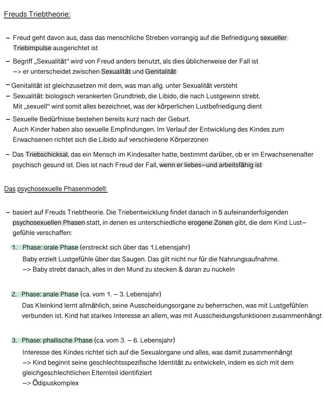 1. Erziehung in der Familie
2. Freuds psychosexueller Erklärungsansatz
3. Eriksons psychosozialer Erklärungsansatz
4. Kognitive Entwicklung 