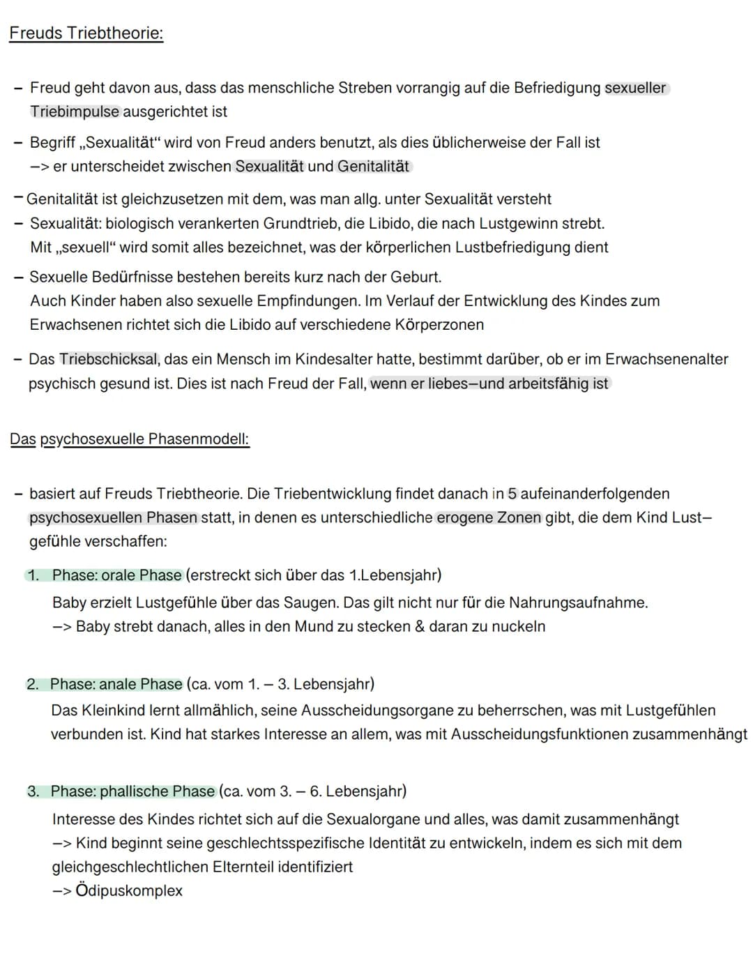 1. Erziehung in der Familie
2. Freuds psychosexueller Erklärungsansatz
3. Eriksons psychosozialer Erklärungsansatz
4. Kognitive Entwicklung 