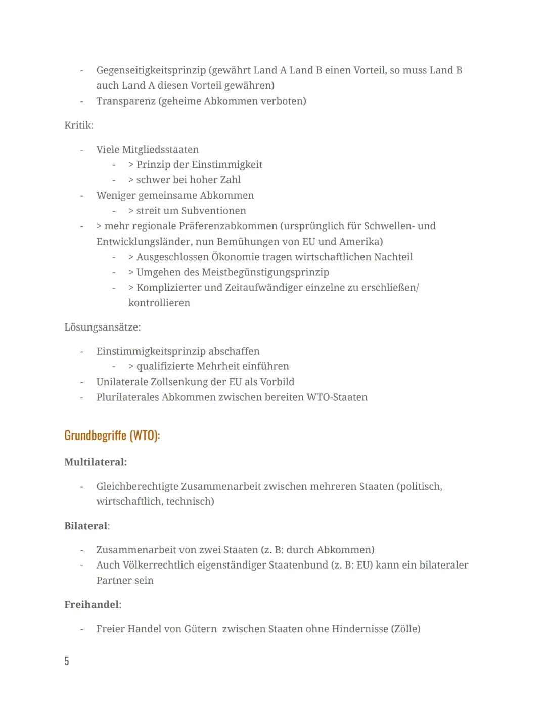 Check-Liste:
Globalisierung
0
Außenhandelstheorien
Vorteile Freihandel
Vorteile Protektionismus
WTO und Kritik
Lieferkettengesetz Vorteile
L