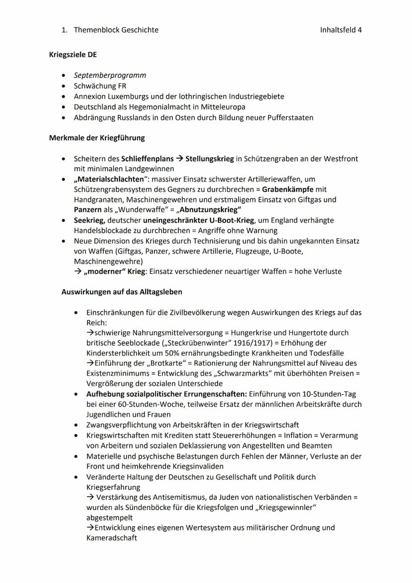 1. Themenblock Geschichte
2. Industriele Revolution: Auf einen Blick
●
●
●
●
höherer Bedarf an Gütern (Kleidung,
Nahrung) durch Bevölkerungs