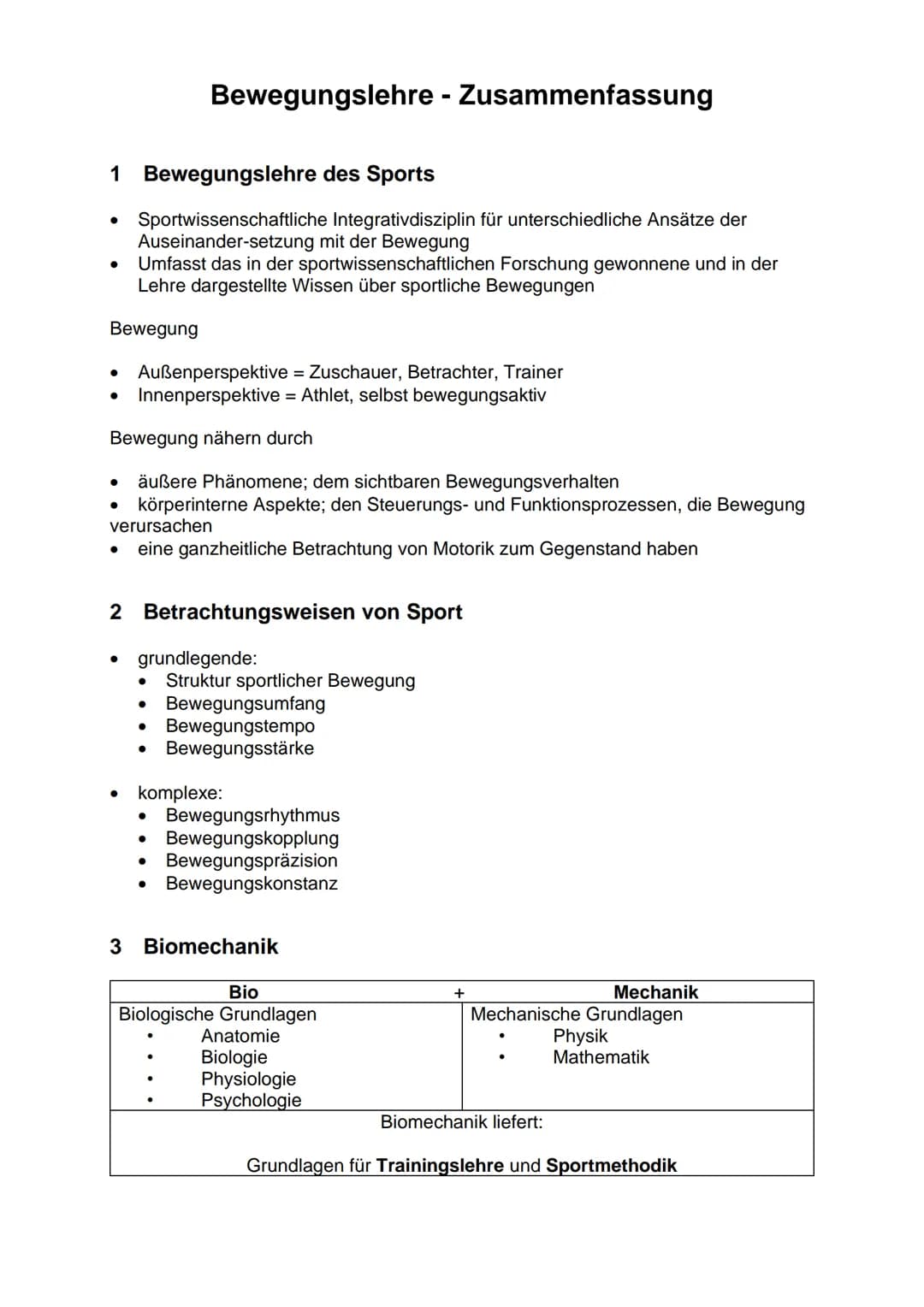 1 Bewegungslehre des Sports
Sportwissenschaftliche Integrativdisziplin für unterschiedliche Ansätze der
Auseinander-setzung mit der Bewegung