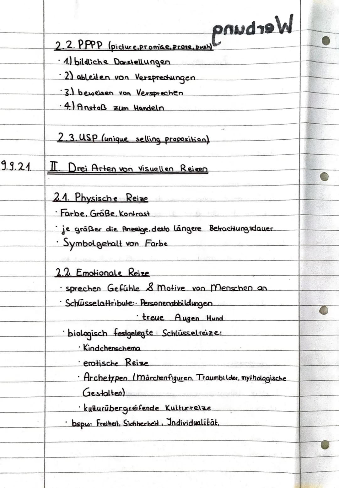 Werbung
I. Allgemeine Ziele von Werbung
1.1. Information:
•über Produkte, Meuerungen, Qualitätsmerkmale informieren
1.2. Motivation
.
· Kund