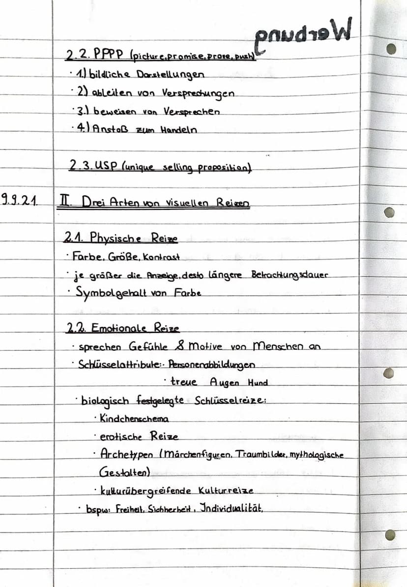 Werbung
I. Allgemeine Ziele von Werbung
1.1. Information:
•über Produkte, Meuerungen, Qualitätsmerkmale informieren
1.2. Motivation
.
· Kund