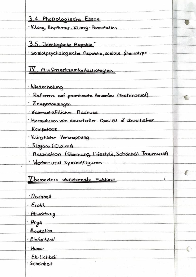 Werbung
I. Allgemeine Ziele von Werbung
1.1. Information:
•über Produkte, Meuerungen, Qualitätsmerkmale informieren
1.2. Motivation
.
· Kund