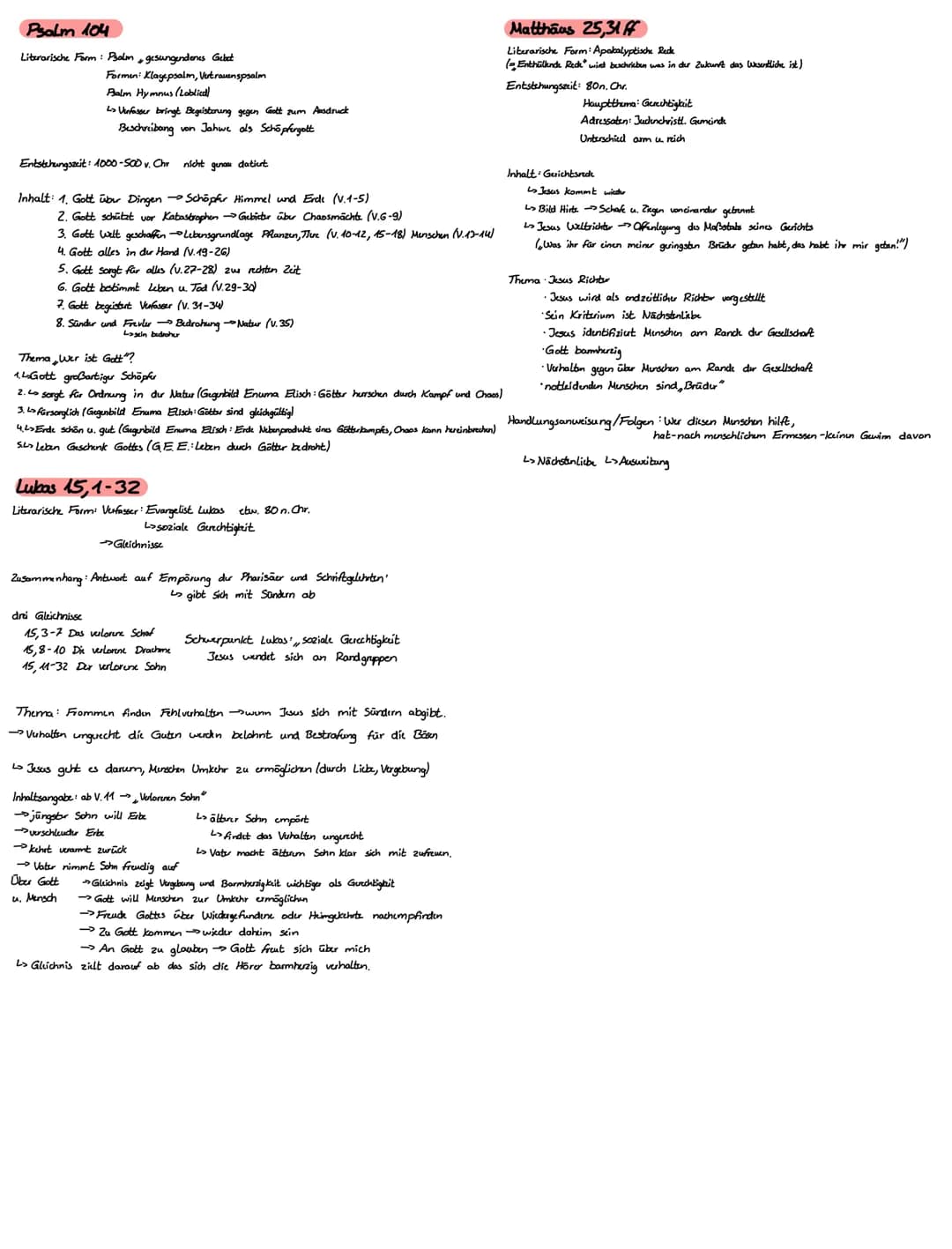 Genesis 1, 1-2,4a
Literarische Form: Mythos in Form → Hymnus
La einstanden aus Auseinandersetzung - babylonischer Schöpfungsmythos Enuma Eli