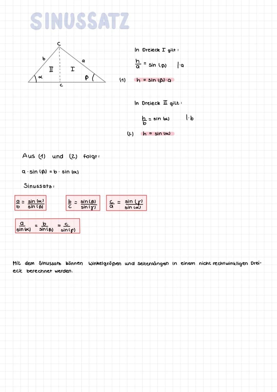 TRIGONOMETRIE
Gegenkathete
Hypotenuse
sin (B) = 1/2
cos (B) =
tan (B) =
B
0°
30°
45°
60°
90°
(1
Co
응
Slo
O
sin (B) cos(B) tan (B)
Ankathete
