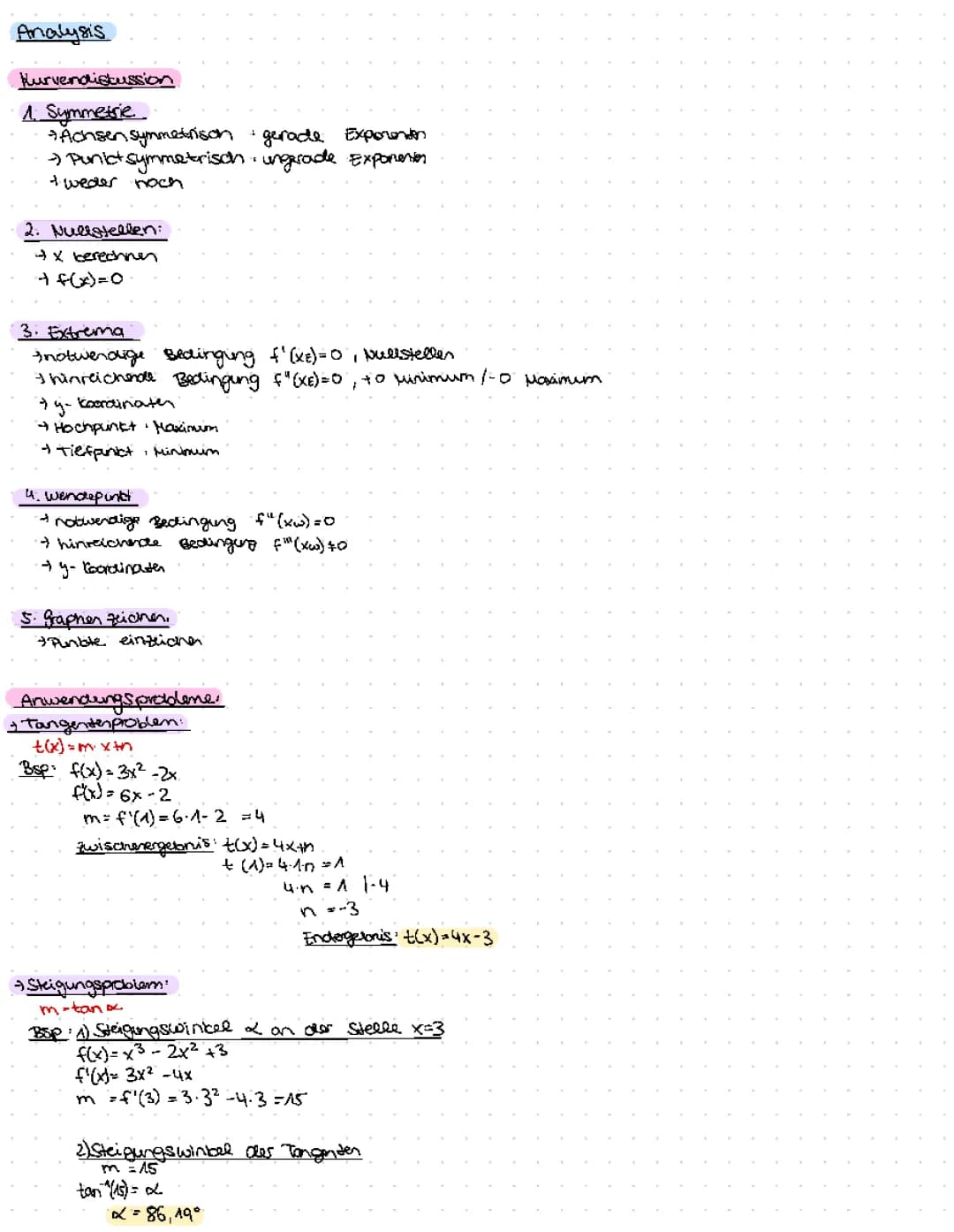Analysis Mathematik 