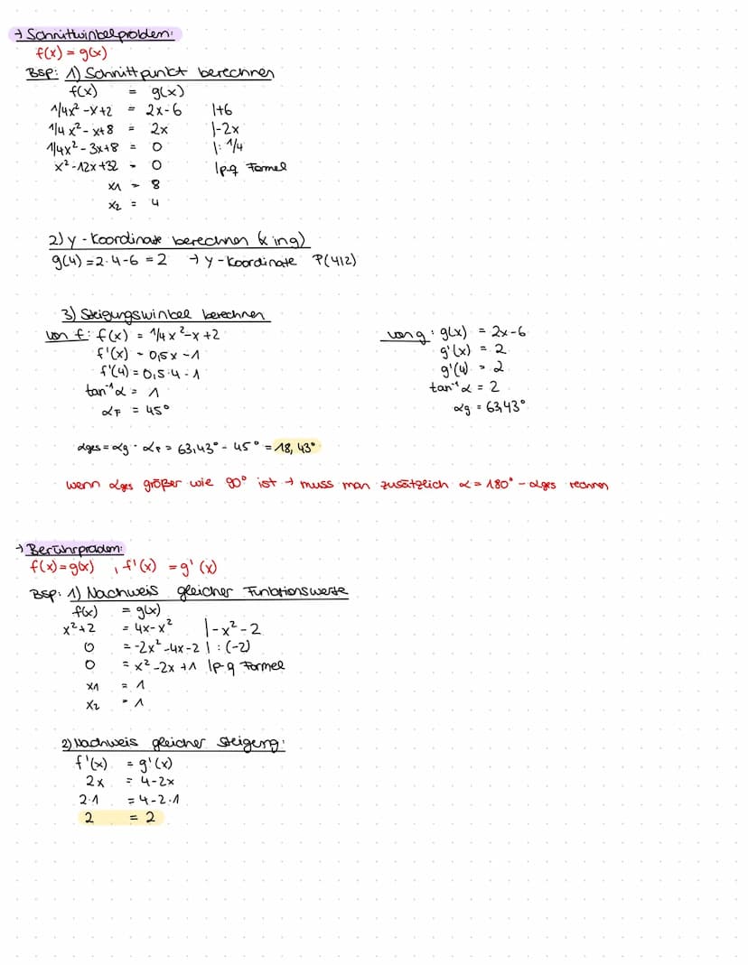 Analysis
Kurvendiskussion
1. Symmetrie
→Achsen symmetrisch.
gerade Exporentos
->Punkt symmetrisch ungerade Exponenter.
+ weder noch
2. Nulls