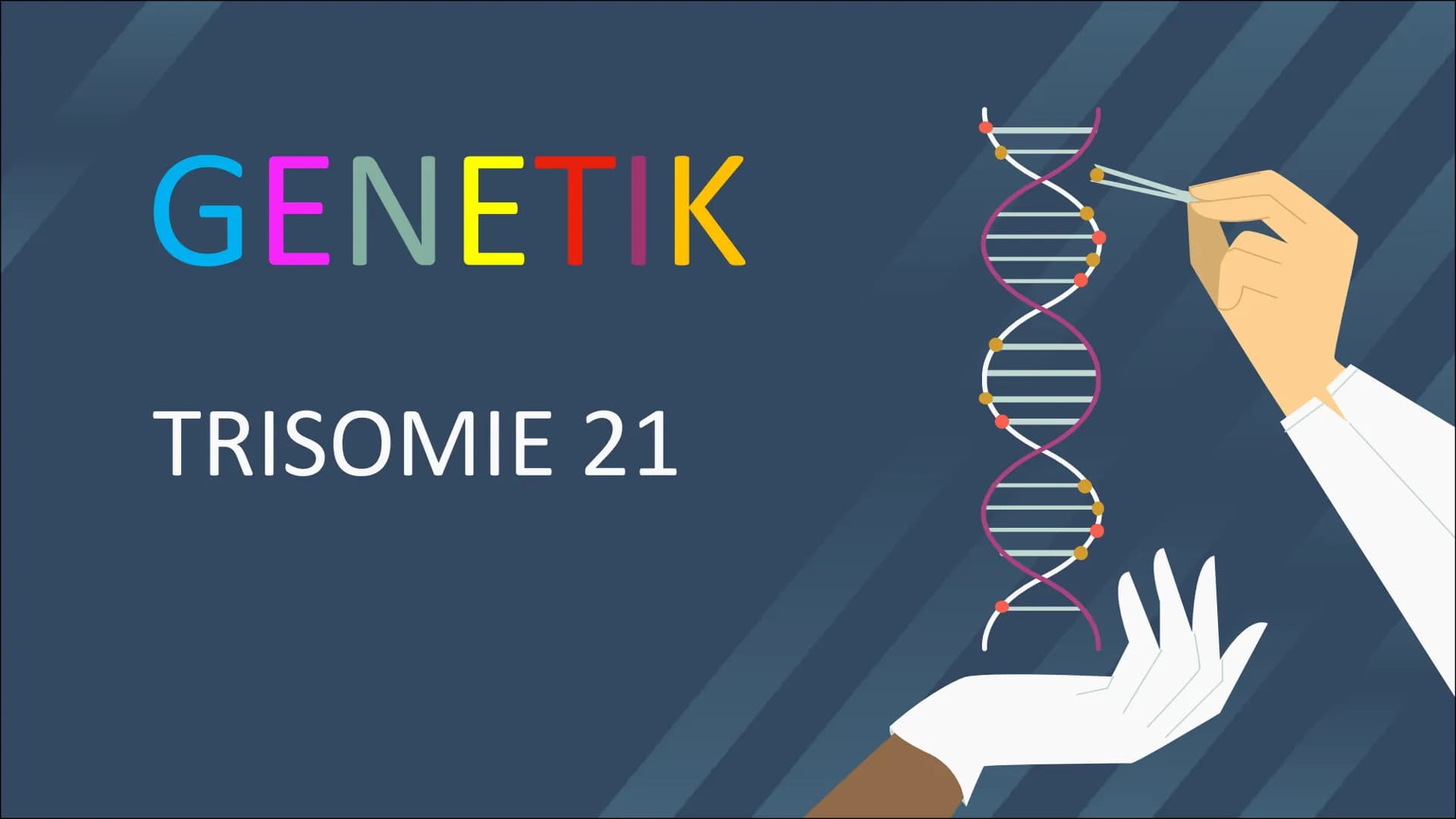 GENETIK
TRISOMIE 21
INKAN Inhaltsverzeichnis
01
02
03
Definition
Was ist Trisomie 21?
Definition
Was sind Chromosomen?
Symptome & Merkmale
W
