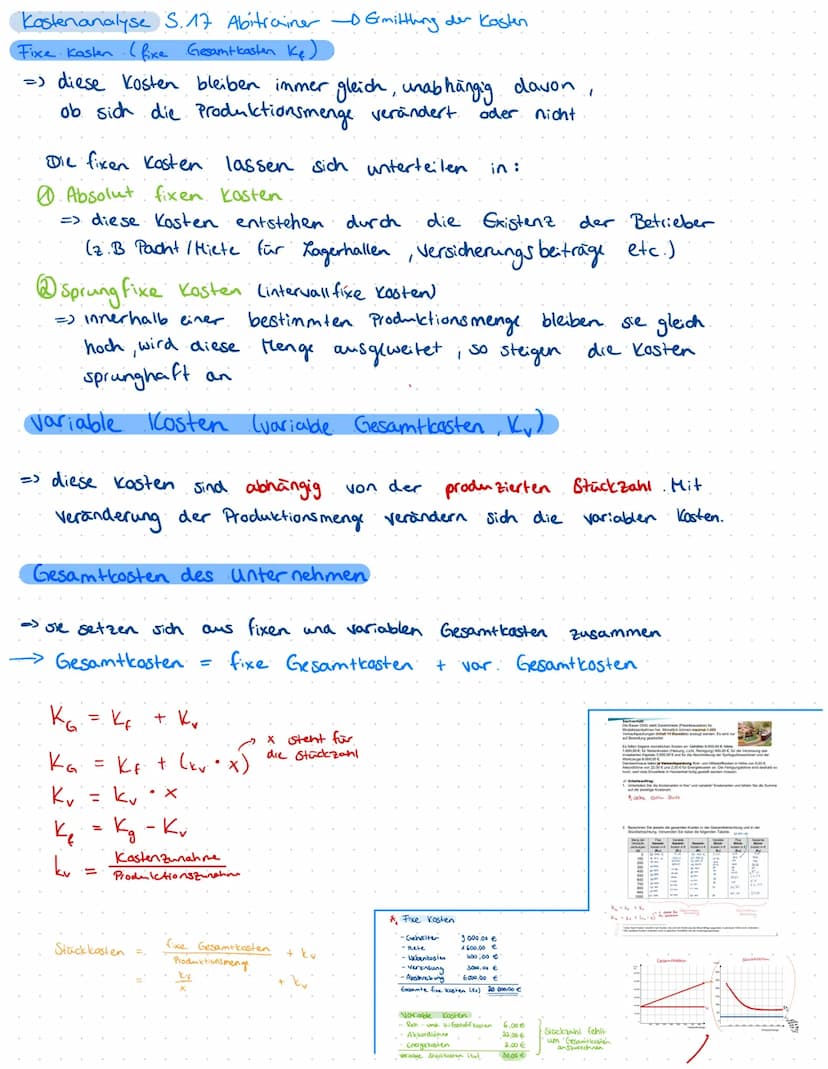 -Abgrenzungsrechnung
- Kostenanalyse
- Kostenartenrechnung
- Kostenstellenrechnung
- Kostenträgerrechnung -> Vollkostenrechnung &
Teilkosten