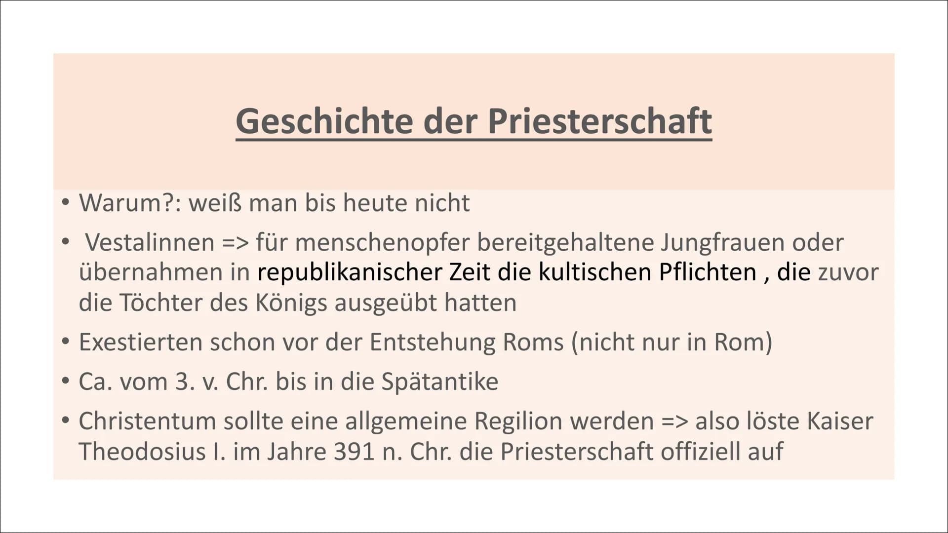 
<h2 id="gttinvesta">Göttin Vesta</h2>
<p>Die vestalinnen waren die Priesterinnen der Göttin Vesta. Diese Göttin war die keusche Göttin des 