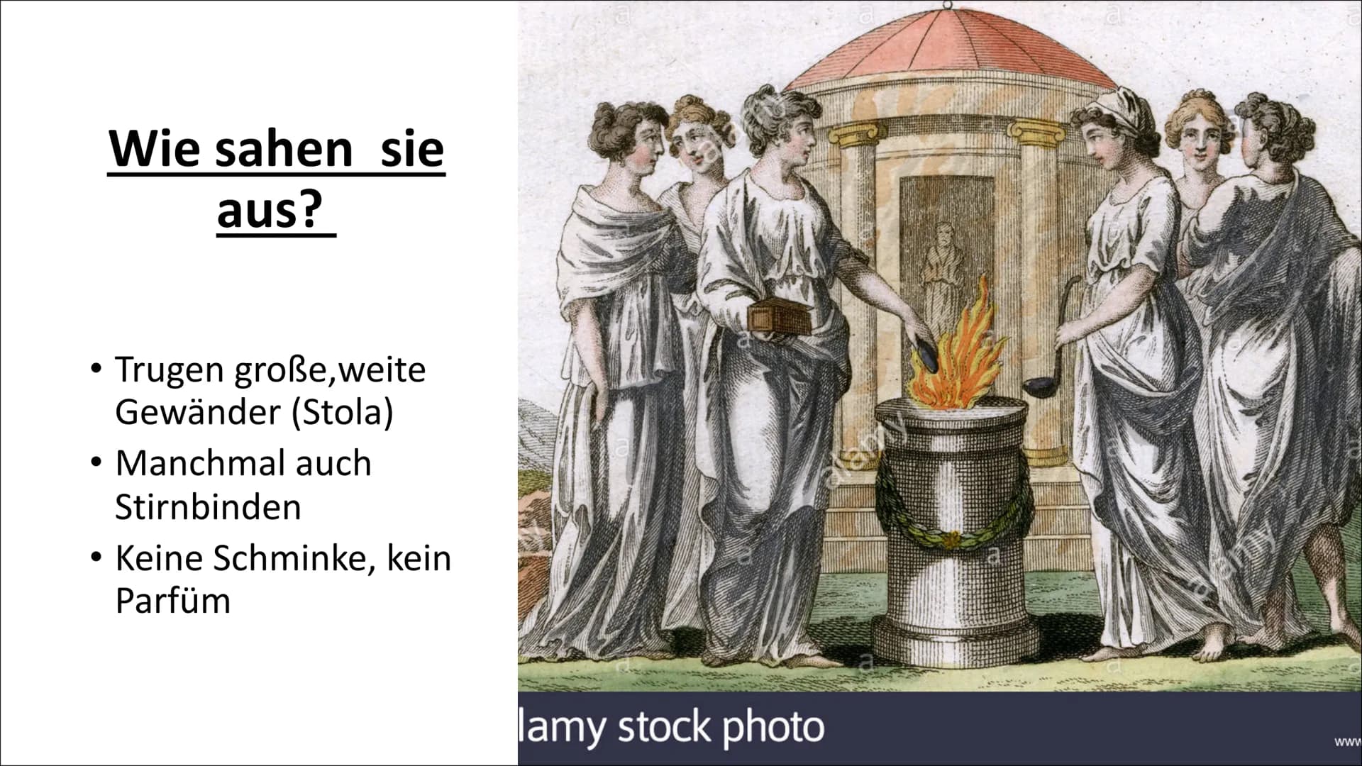 
<h2 id="gttinvesta">Göttin Vesta</h2>
<p>Die vestalinnen waren die Priesterinnen der Göttin Vesta. Diese Göttin war die keusche Göttin des 