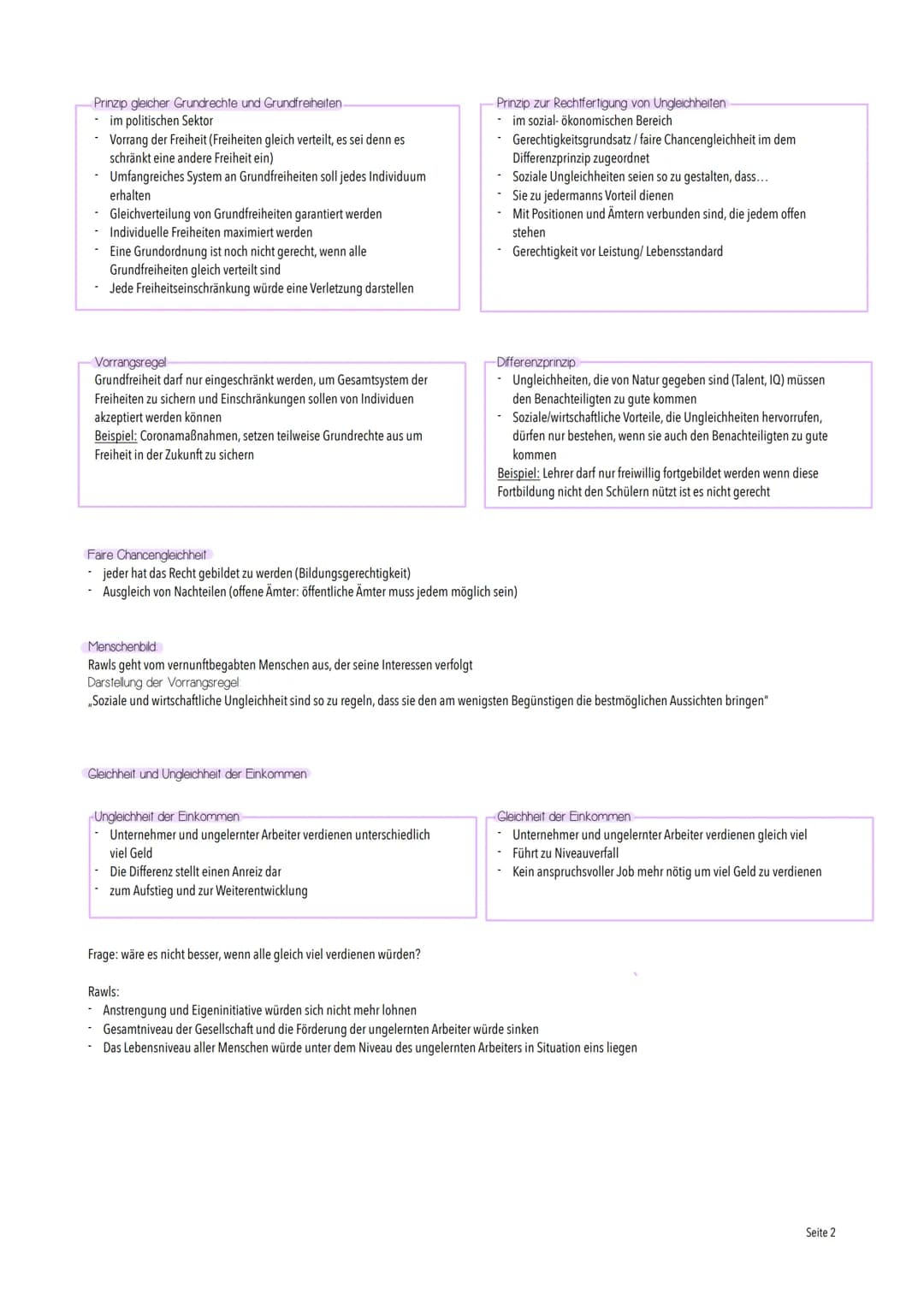 erect
Gerechtigkeit
Gleichbehandlung
- Eine Entscheidung mit der jeder zufrieden ist
- Urzustand (theoretisch)
Gleiche Chancen für alle
Ungl