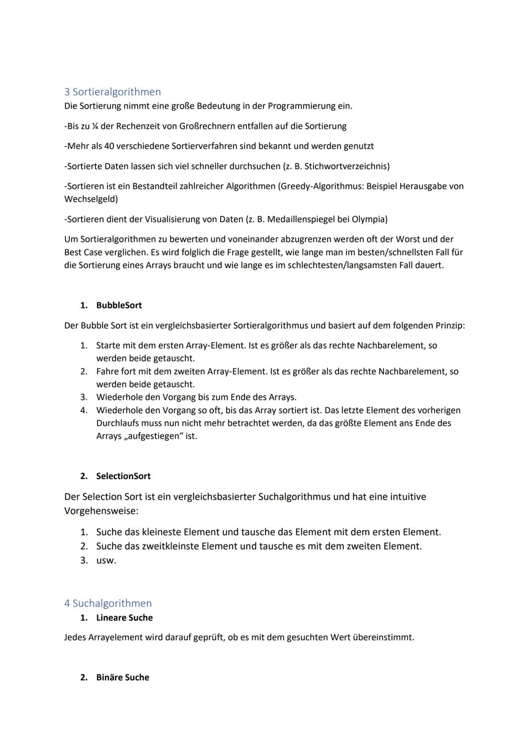 Algorithmik
1 Begriff Algorithmus
Im Alltag: Online banking, Routenplaner, Online-Shopping, Suche im Internet
In der Informatik vorzufinden 