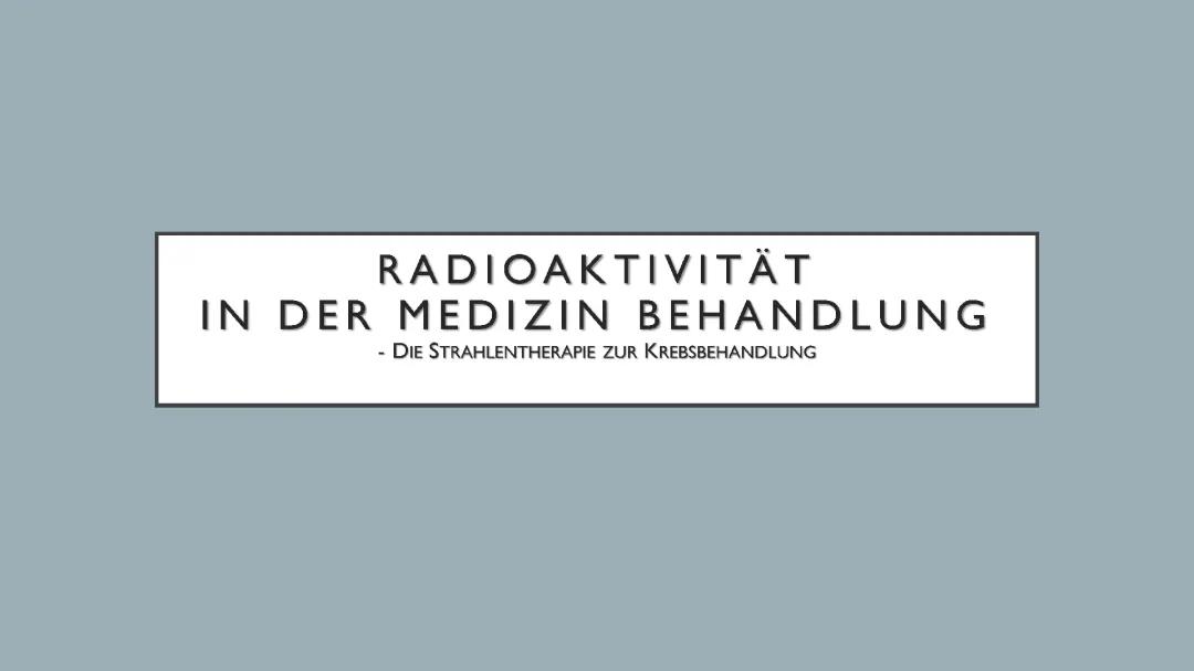 Chemo oder Bestrahlung: Was ist schlimmer? Alles über Strahlentherapie und ihre Nebenwirkungen