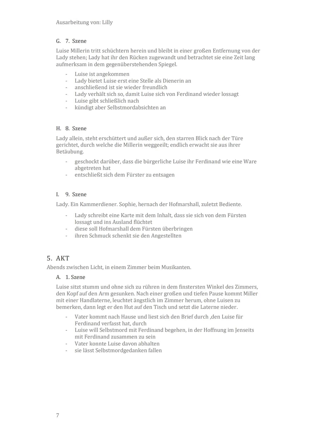 09.12.2023
| KABALE UND LIEBE
PERSONEN:
Präsident von Walter, am Hof eines deutschen Fürsten
Ferdinand, sein Sohn, Major
Hofmarshall von Kal