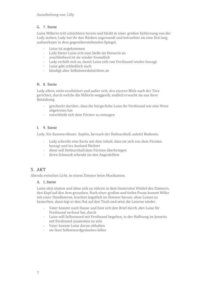 09.12.2023
| KABALE UND LIEBE
PERSONEN:
Präsident von Walter, am Hof eines deutschen Fürsten
Ferdinand, sein Sohn, Major
Hofmarshall von Kal