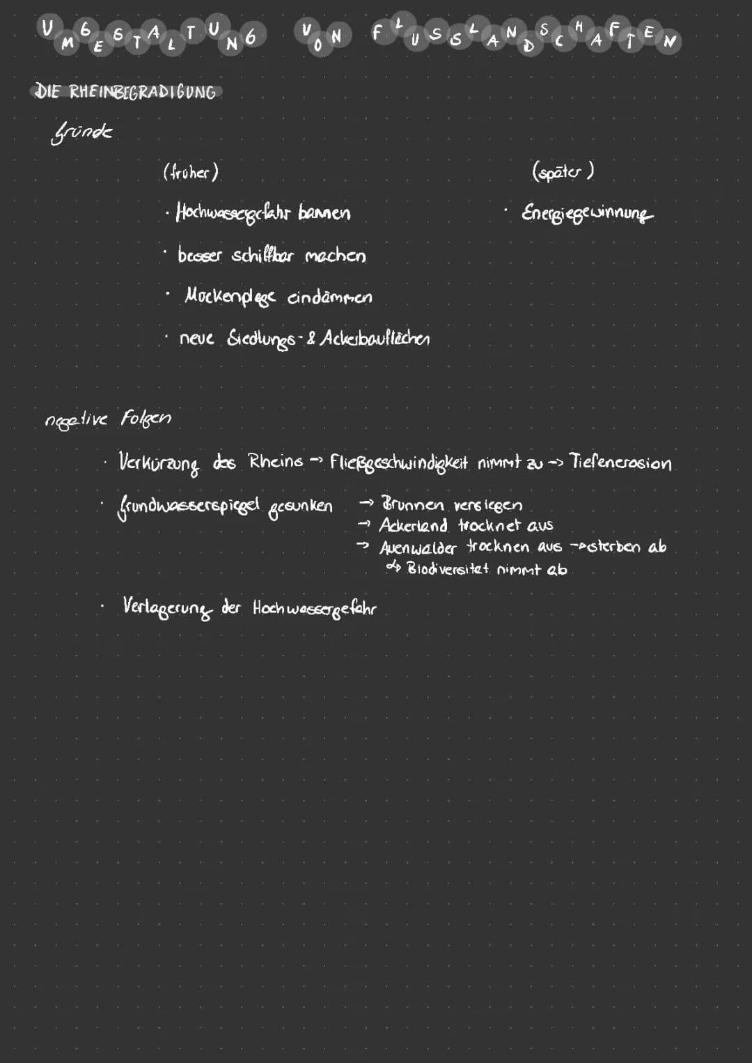 Umgestaltung von Flusslandschaften