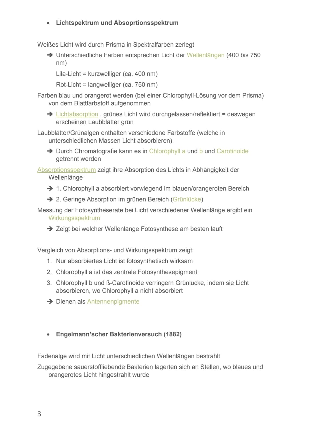 Von Alicia-Loreen Bitter
Biologie Lernzettel
Fotosynthese
Ist der zentrale Stoffwechselvorgang der Erde, Voraussetzung für erdliches
Leben
E