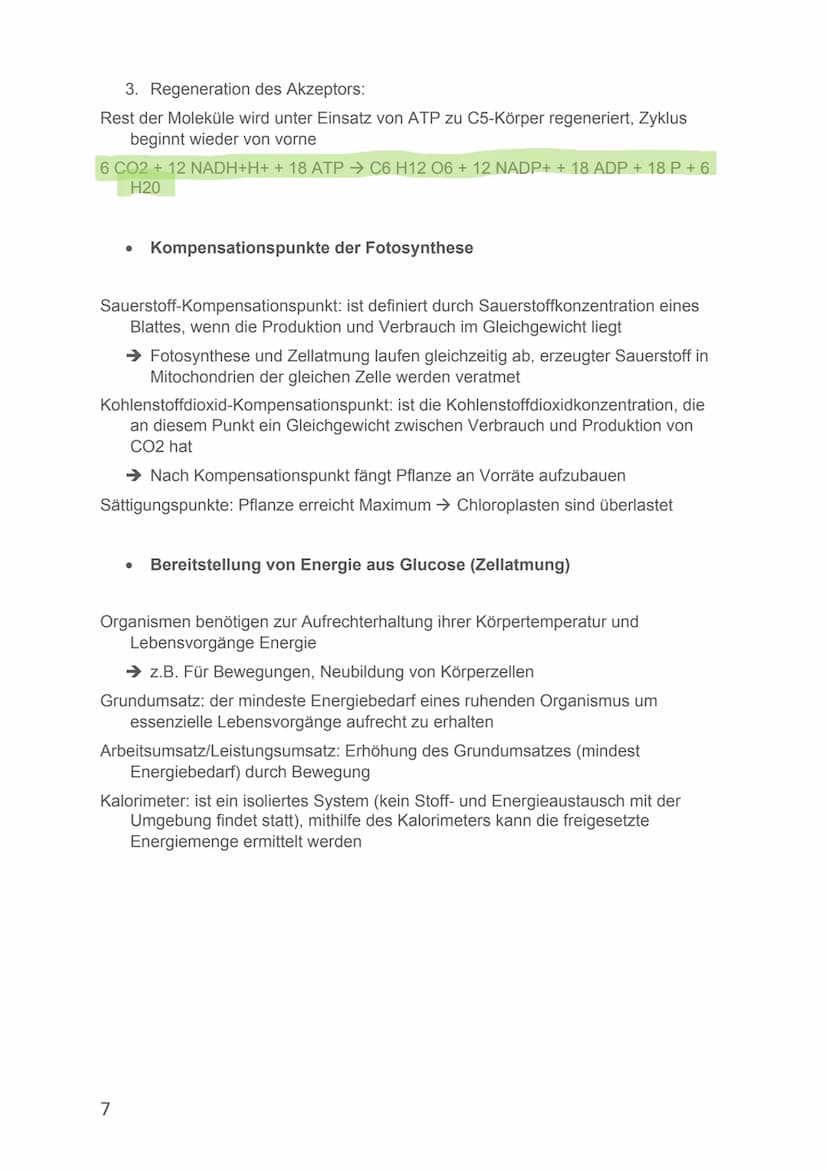 Von Alicia-Loreen Bitter
Biologie Lernzettel
Fotosynthese
Ist der zentrale Stoffwechselvorgang der Erde, Voraussetzung für erdliches
Leben
E