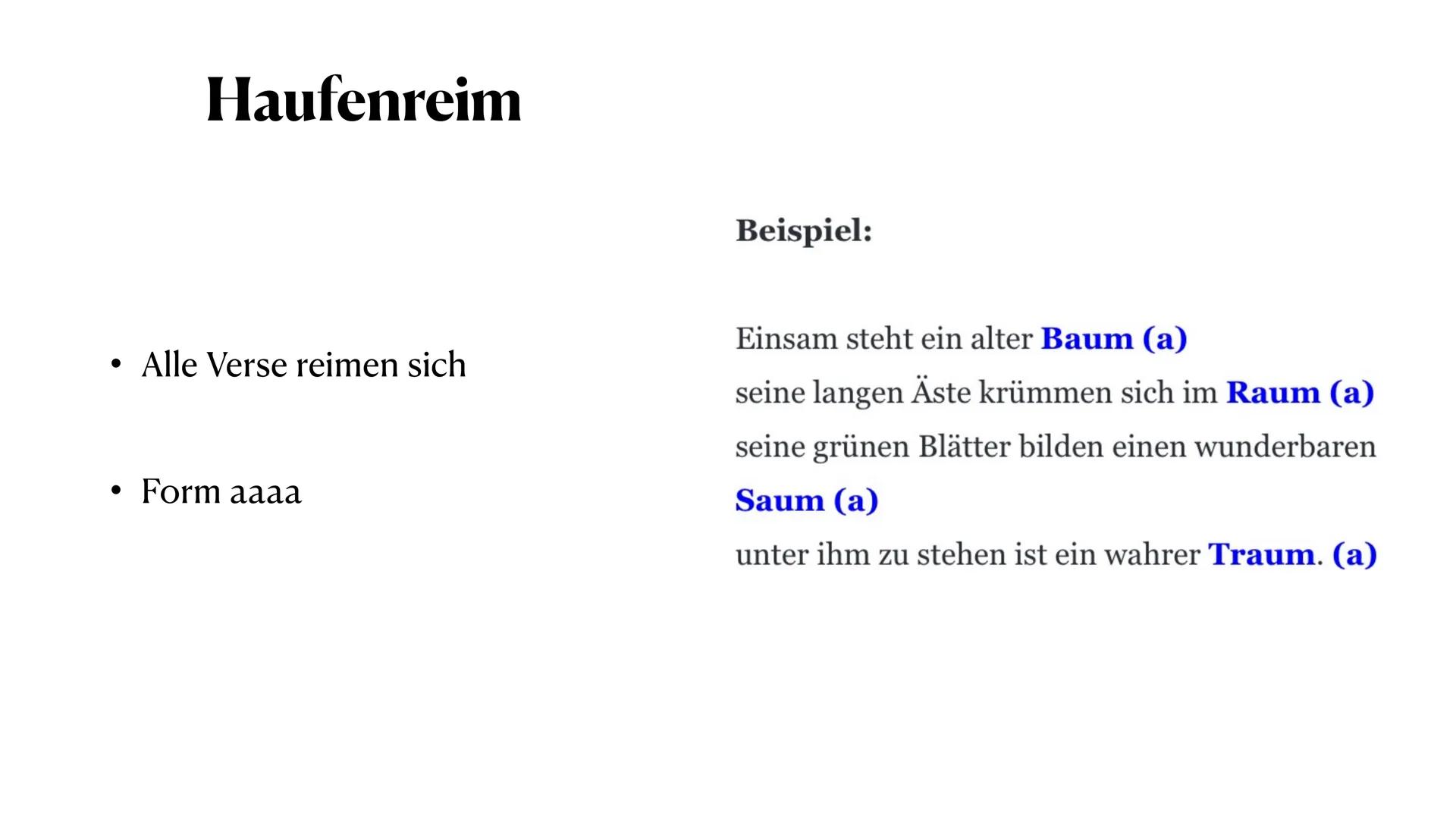 # Reimshema
Präsentiert von Louis Maddox Schneider

Deutsch VSb # Gliederung

*   Was ist ein Reimshema?
*   Reimarten
*   Welche Funktionen