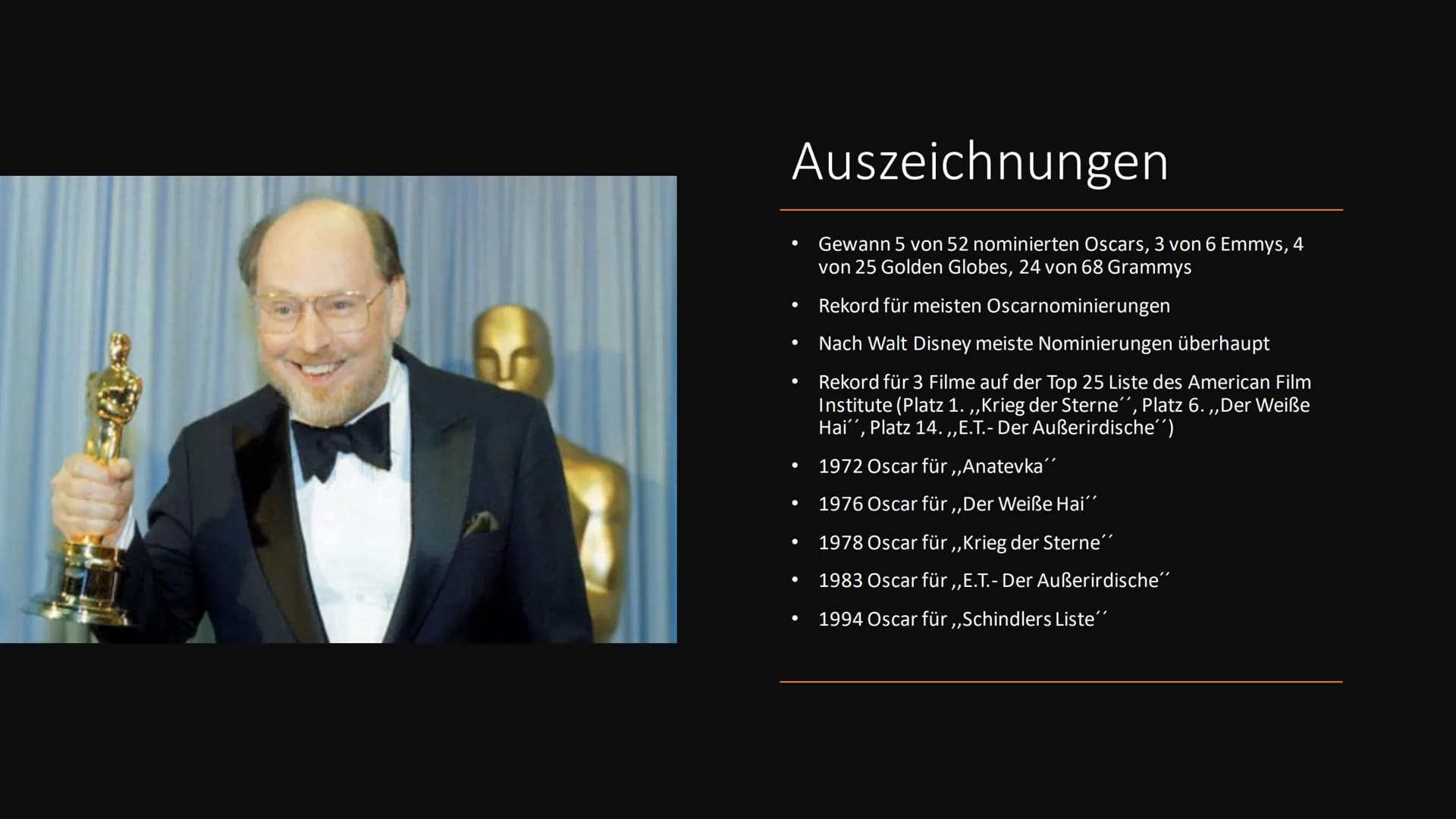 ,,Du benötigst einen besseren
Komponisten für diesen Film, als ich es
bin."
„Ich weiß, aber die sind alle tot.“ von Jakob Telge und Bennet R