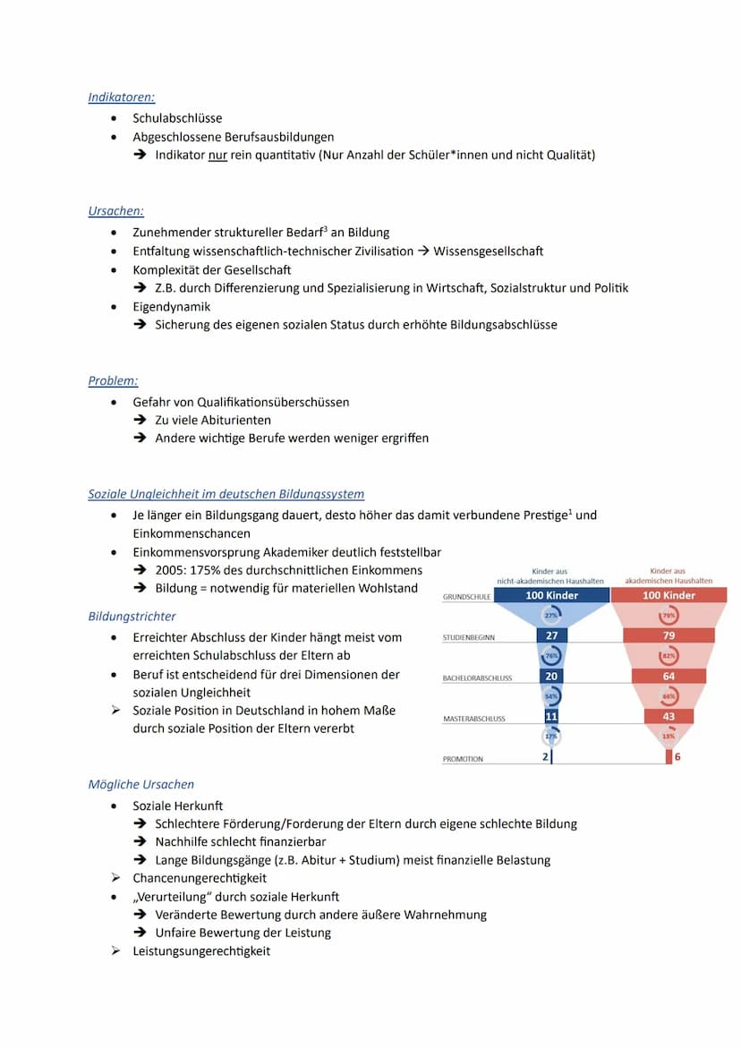 Strukturen sozialer Ungleichheit
1. Erscheinungsformen und Auswirkungen sozialer Ungleichheit
2. Wandel gesellschaftlicher und wirtschaftlic