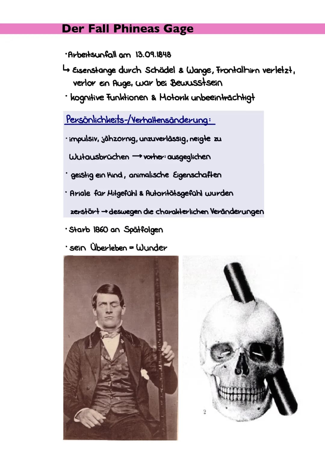 Phineas Gage: Verhaltensänderung und Dualismus vs Monismus einfach erklärt