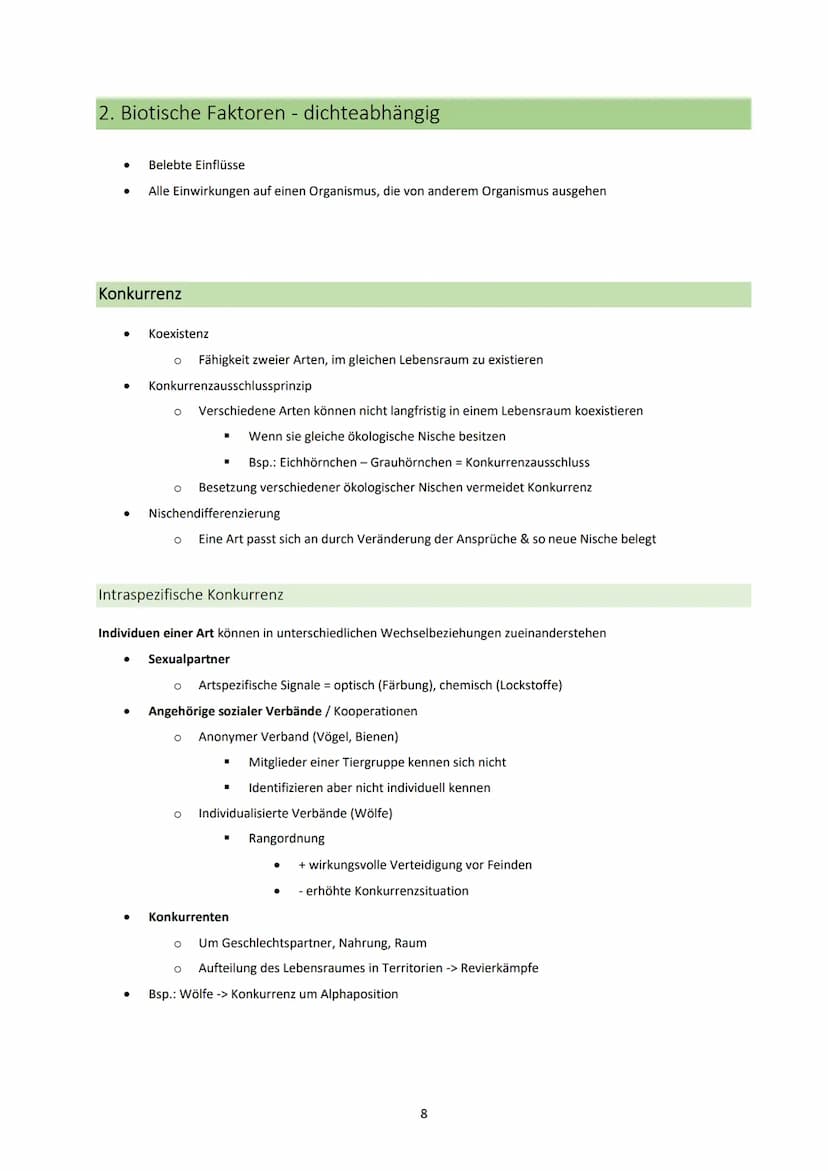 Ökologie
Fachbegriffe
Ökologie
● Wechselwirkungen zwischen Organismus und Umwelt
Biosphäre
●
Ökosystem
●
●
Biotop
Gesamtheit aller Ökosystem