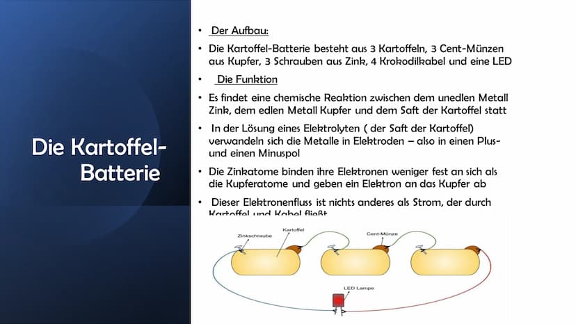 Erfindung
der Batterie
Von Julia und Laura Luigi Galvani und
die Froschschenkel
Experimentierte mit Froschschenkel, die er auf seinem Balkon