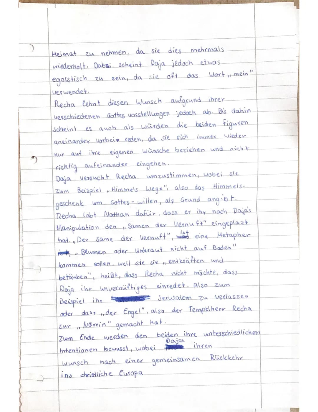 Sofie Dick
Szenenanalyse 3.1
Weise
Nathan der
dem
Die vorliegende Szene stammt aus.
Drama Nathan
der Weise von
Gatthold
Ephraim Lessing aus
