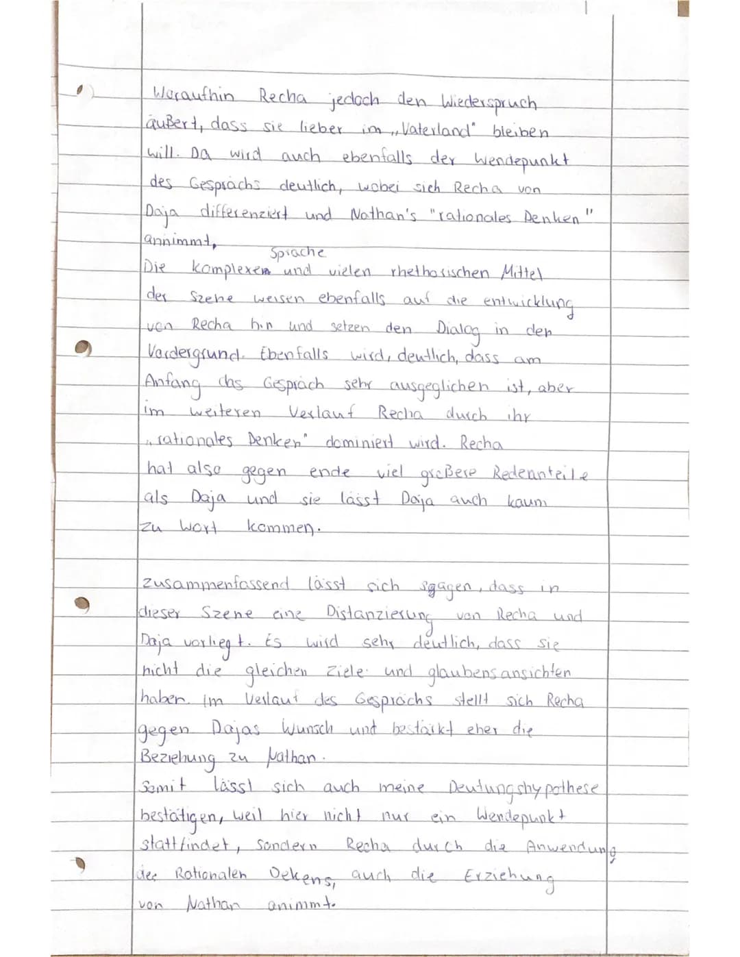 Sofie Dick
Szenenanalyse 3.1
Weise
Nathan der
dem
Die vorliegende Szene stammt aus.
Drama Nathan
der Weise von
Gatthold
Ephraim Lessing aus
