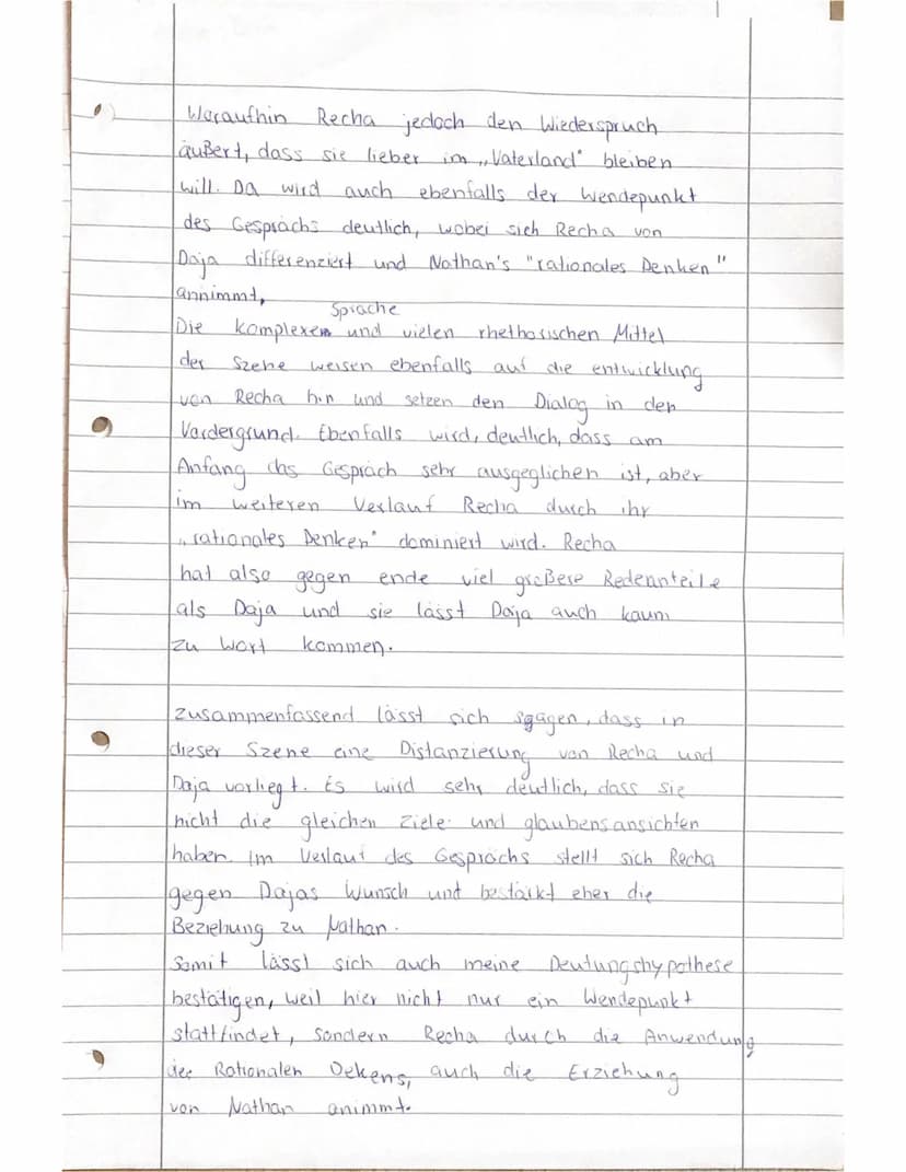 Sofie Dick
Szenenanalyse 3.1
Weise
Nathan der
dem
Die vorliegende Szene stammt aus.
Drama Nathan
der Weise von
Gatthold
Ephraim Lessing aus
