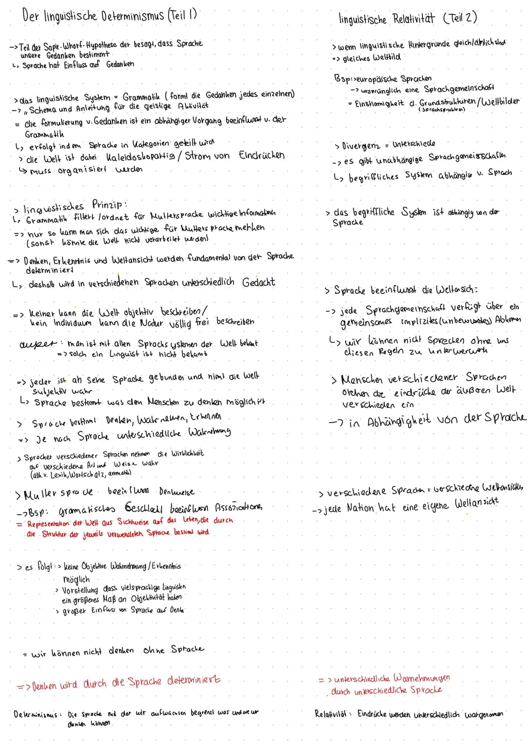 Die Sapir-Whorf-Hypothese
Denken
Wahrnehmen
Erkennen
Determination
Sprache
STARK
erklärt...
Sapir-Whorf-
Hypothese -
Grundlagen Saussure::
>