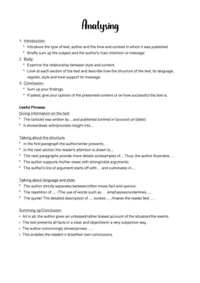 Know Hier to write an Analysis + How to write a comment + useful phrases  thumbnail