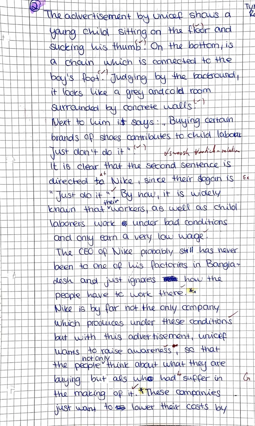 Tasks:
us.
1. Describe the current situation regarding child labour and the approaches
to solving the problem, as depicted in the text.
2. A