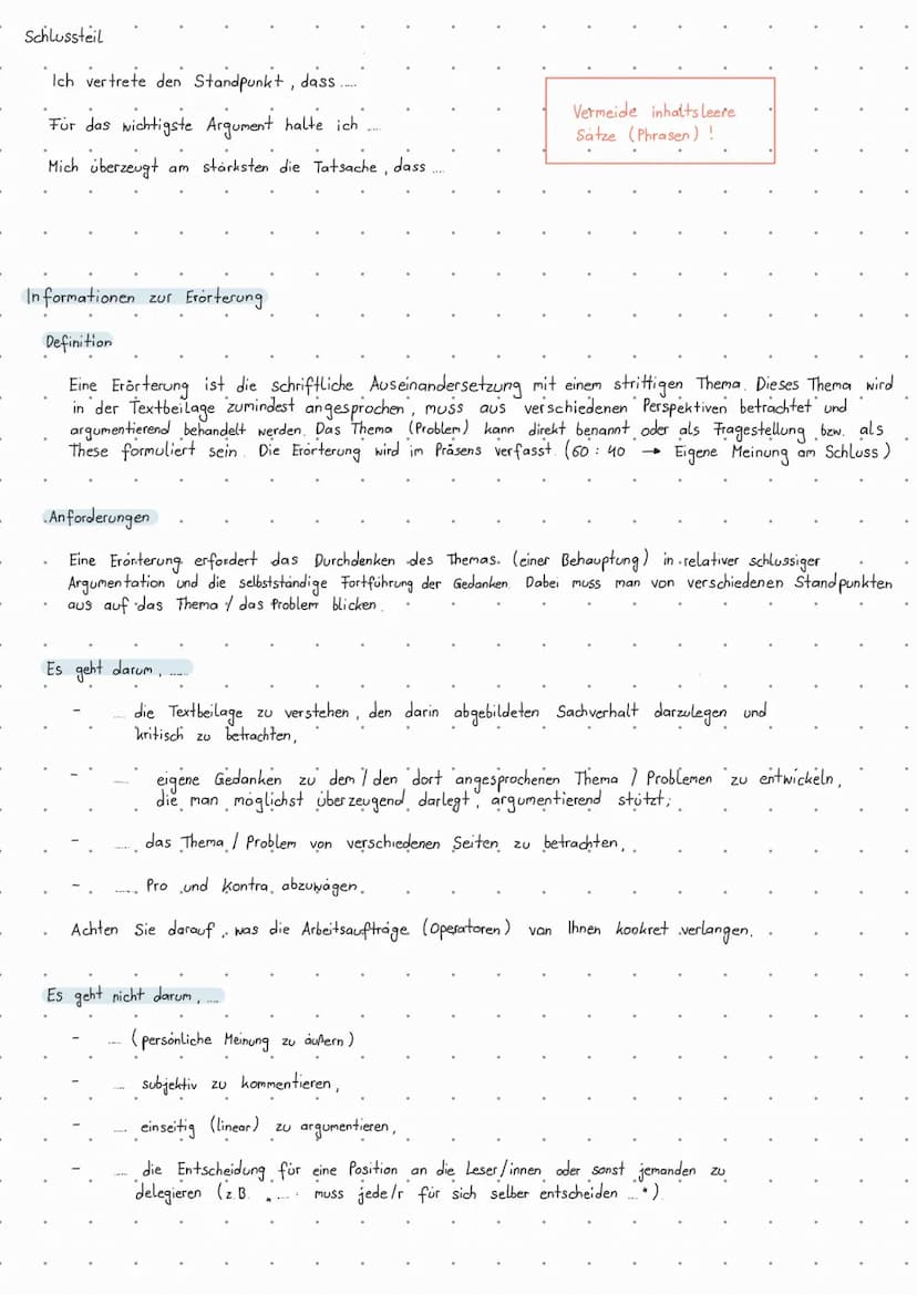 Der Aufbau.
Spannende überschrift
Einleitung.
Hauptteil.
Schluss
Unbedingt
Kohárenz
Möglichst spannend zum Thema hinführen. (Aktualitätsbezu