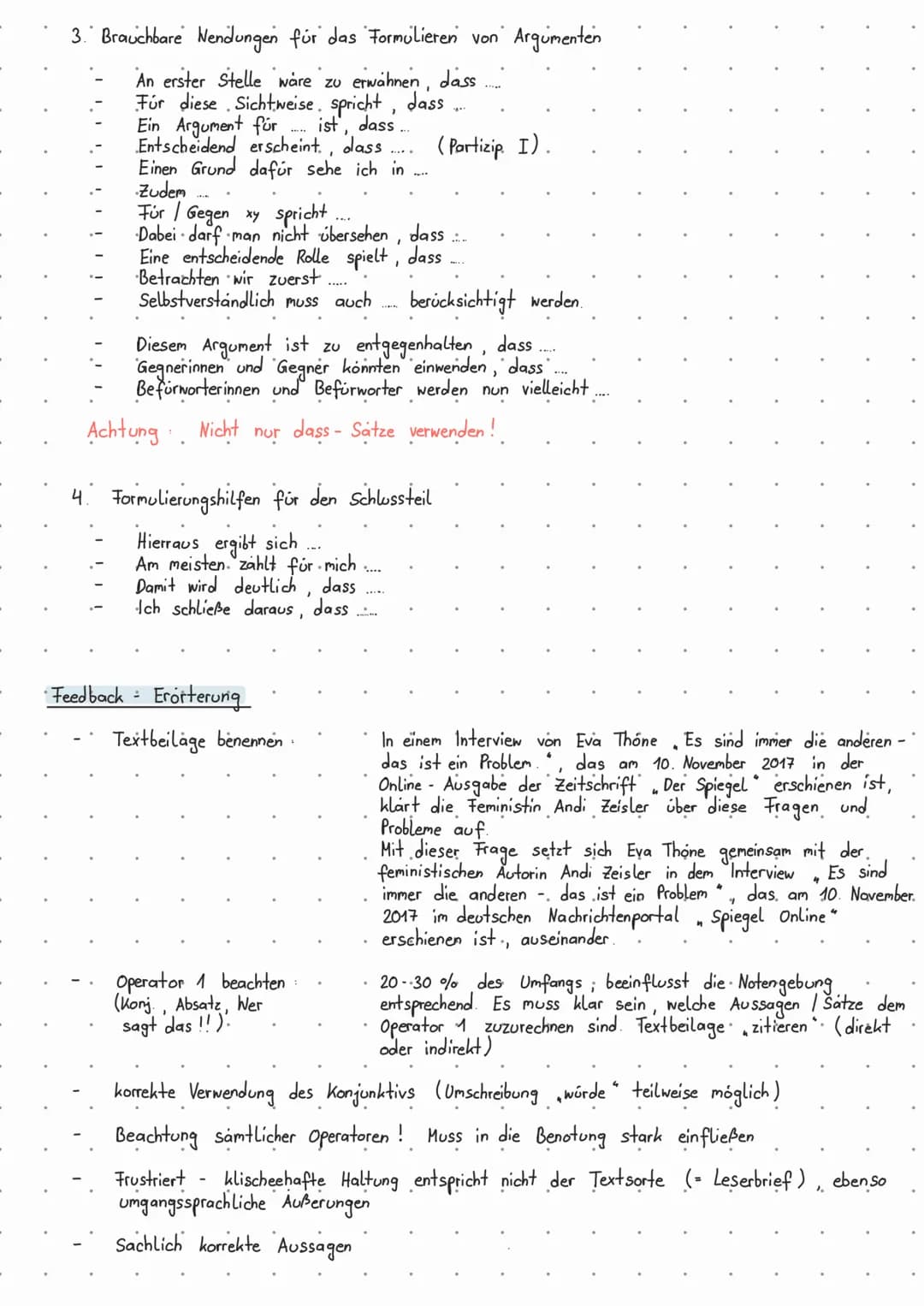 Der Aufbau.
Spannende überschrift
Einleitung.
Hauptteil.
Schluss
Unbedingt
Kohárenz
Möglichst spannend zum Thema hinführen. (Aktualitätsbezu