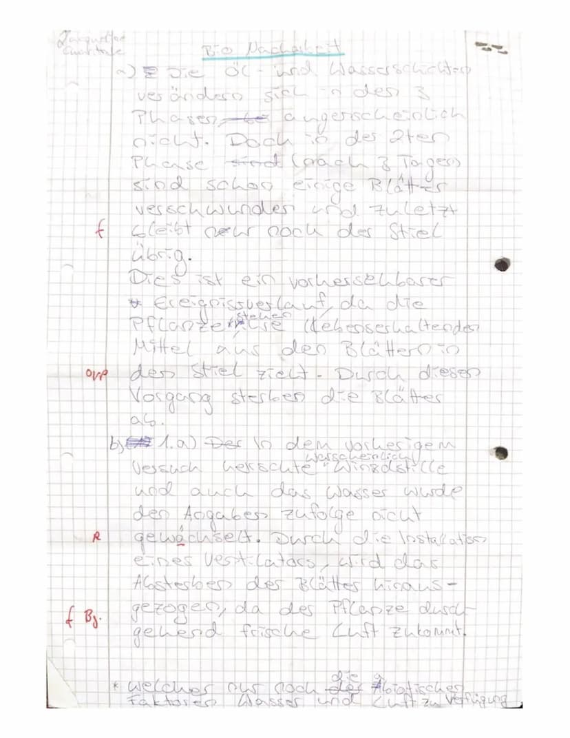 Kepler-Gymnasium Freudenstadt
Biologie Kl.11b Klassenarbeit Nr.1
Aufgabe: Umweltfaktoren spielen für Ökosysteme eine wichtige Rolle...
a) Er