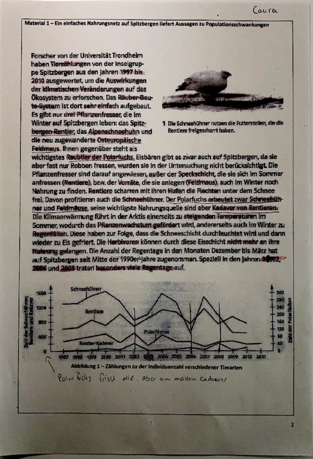 Biologie klausury
A. Die Rauber-Bute-Beziehung ist eine Wechselwirkung zwischen der Räuber- und Beutepopulation.
Es gibt insgesamt diei Cotk